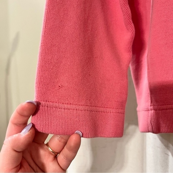 TOMMY Bahama Quarter Zip Pullover in Pink, Size Small - Picture 7 of 9